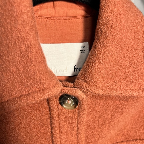 Wilfred Free Ganna Shirt Jacket - rust colour - Picture 3 of 4